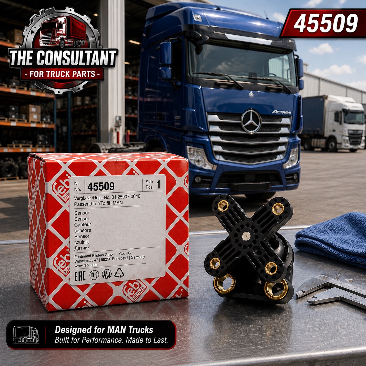 Part 45509 Sensor for MAN trucks
